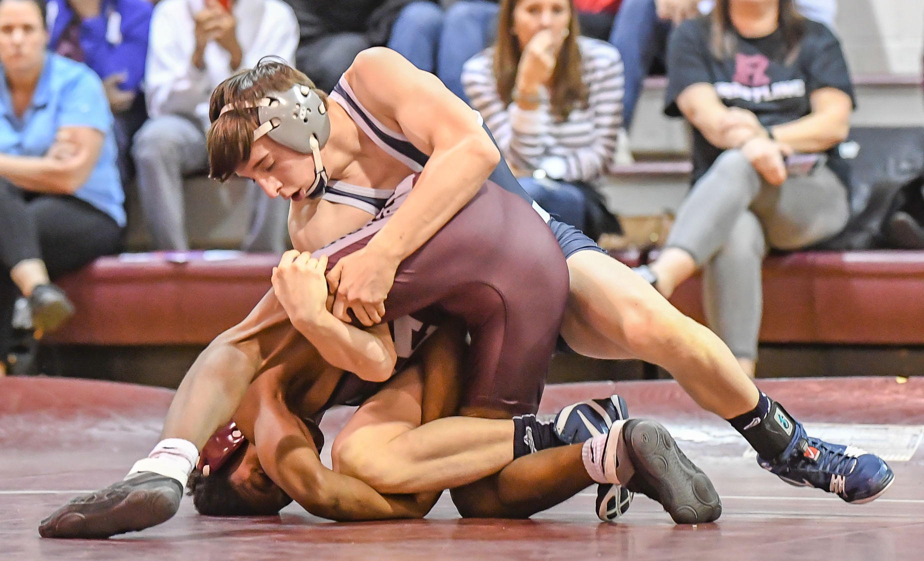 Wednesday night high school wrestling action